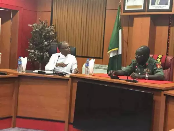 Southern Kaduna Killings; Governor El Rufai Visits Chief Of Army Staff In Abuja. Photos